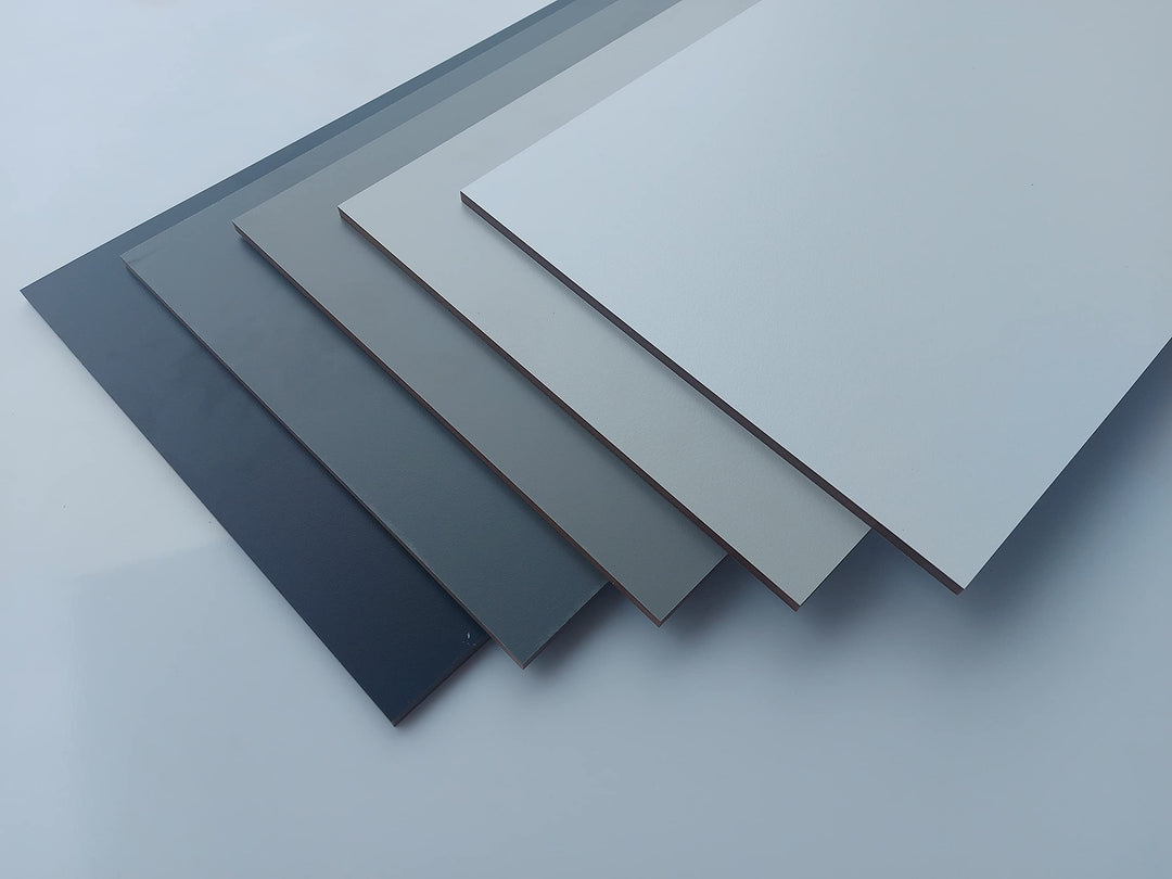 alt-intech Fassadenplatte Balkonplatte HPL Verschiedene Grössen und Farben + Zubehör (1000 x 500 x 6