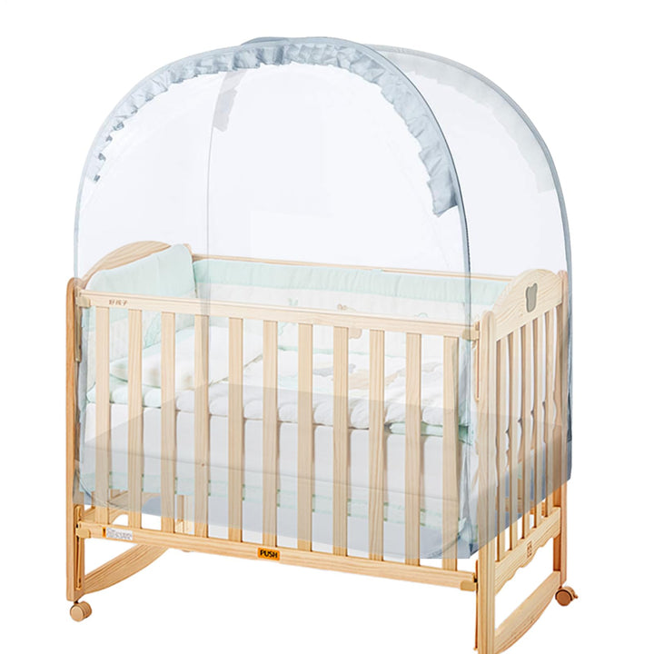 Kinderbett-Abdeckung, um zu verhindern, dass das Baby herausklettert, 70 x 130 x 140 cm, atmungsakti