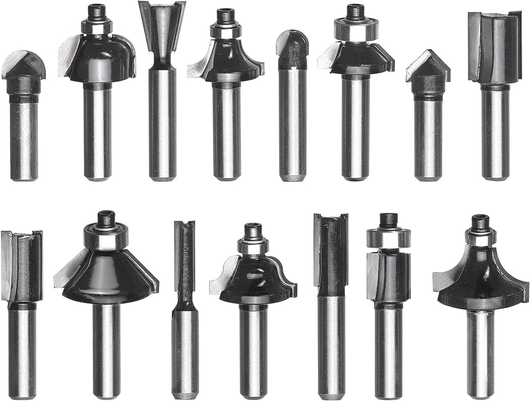 Einhell Oberfräse TE-RO 1255 E (1200 W, Spannzange Ø 6 und 8 mm, 55 mm Hubhöhe, elektronische Drehza