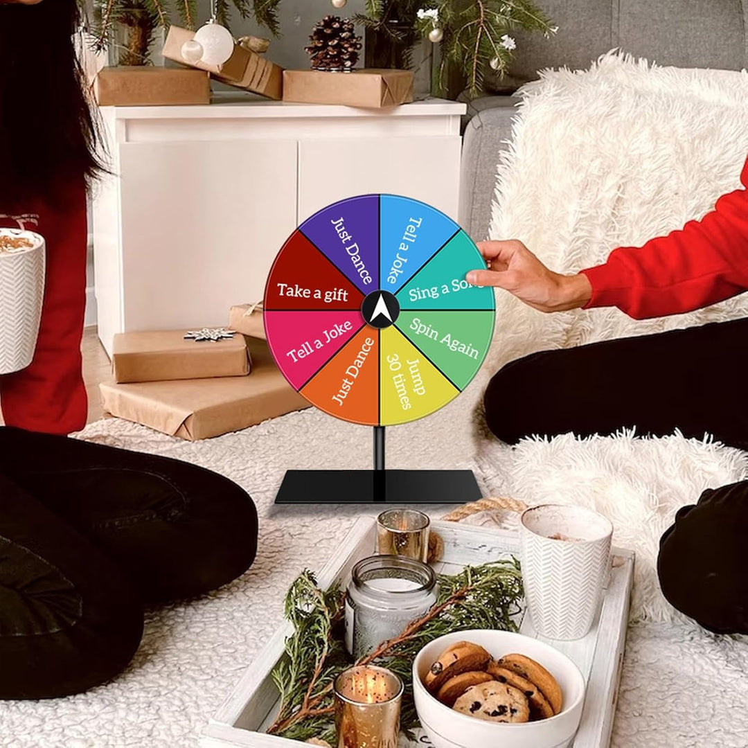 2Stk Glücksrad Zum Drehen – Preisrad Mit 8 Dreiecke Zum Schreiben | Fortune Roulette Spinnings-Spiel