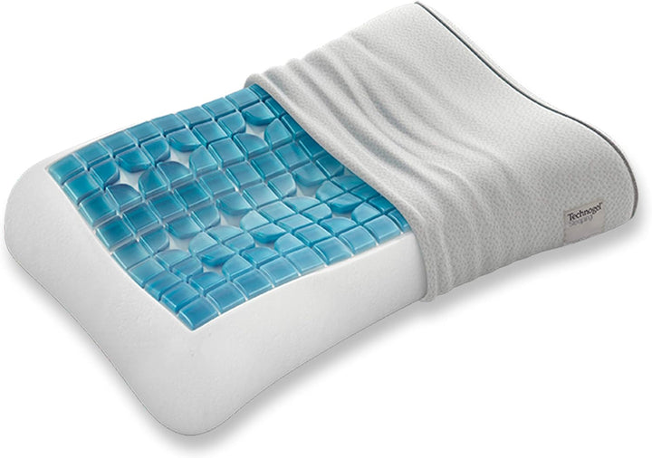 Technogel® Anatomic Curve Orthopädisches Nackenstütz-Kopfkissen – Patentiert, Schadstofffrei & Zerti
