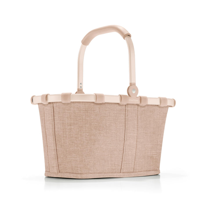 reisenthel carrybag XS twist coffee – Stabiler Einkaufskorb mit praktischer Innentasche – Elegantes