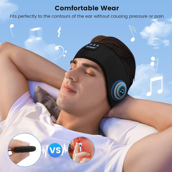 Schlafkopfhörer Bluetooth,Schlaf Kopfhörer Stirnband Bluetooth 5.4 Kopfhörer Geschenk für Männer/Fra