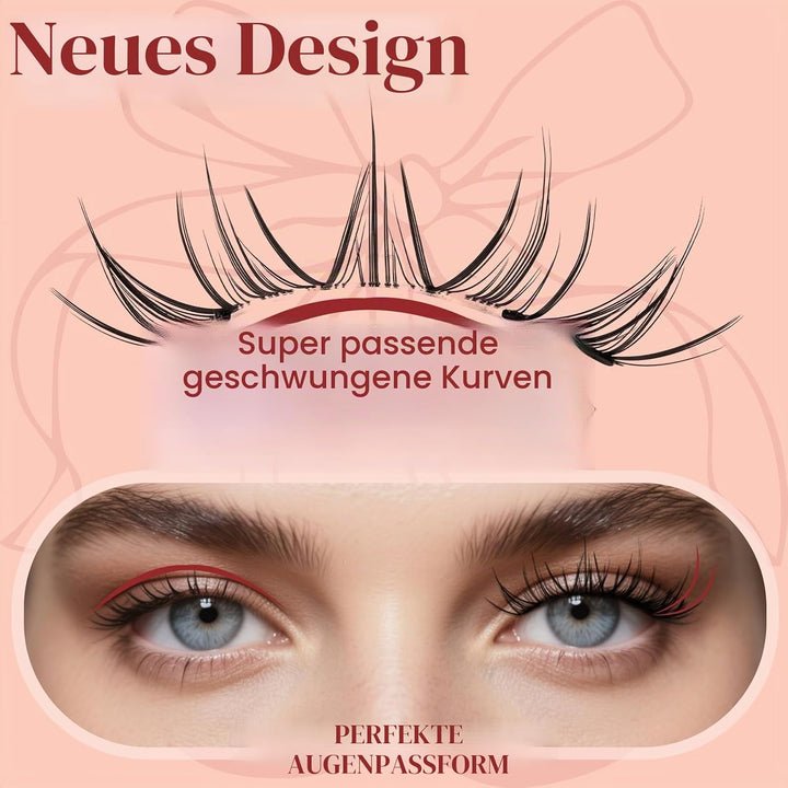 Higu clace Magnetische Wimpern,Magnet Wimpern Ohne Eyeliner,Magnetische Wimpern mit Applikator,Wimpe