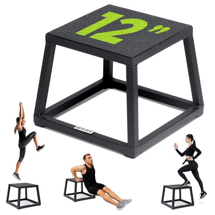 Gibson Athletic Rage Fitness Steel Plyo Box 30,5 cm, 30,5 cm
