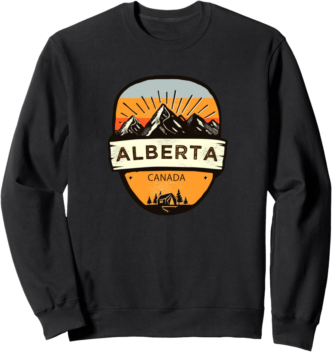 Retro Vintage Alberta, Canada Souvenir Sweatshirt