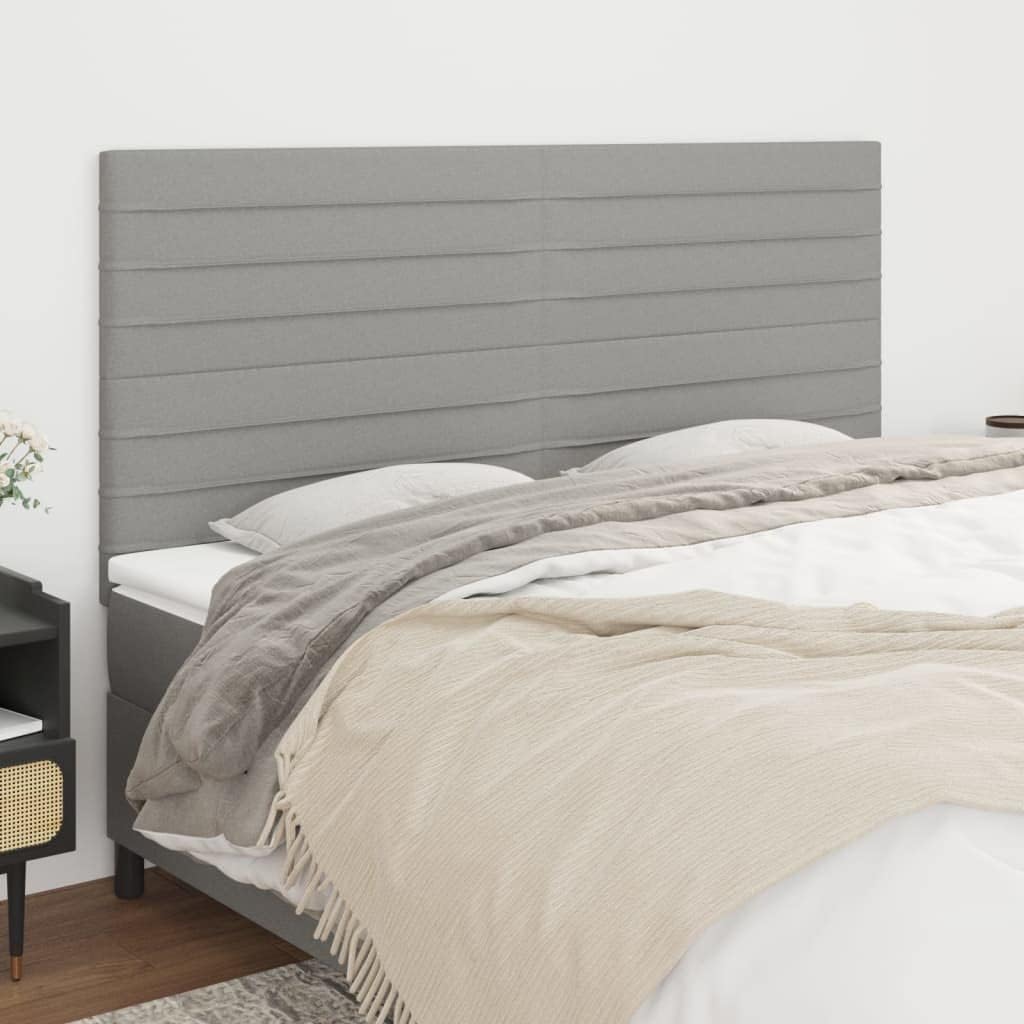vidaXL 4X Kopfteil Polsterkopfteil Bettkopfteil für Bett Betthaupt Bettgestell Bettrahmen Schlafzimm