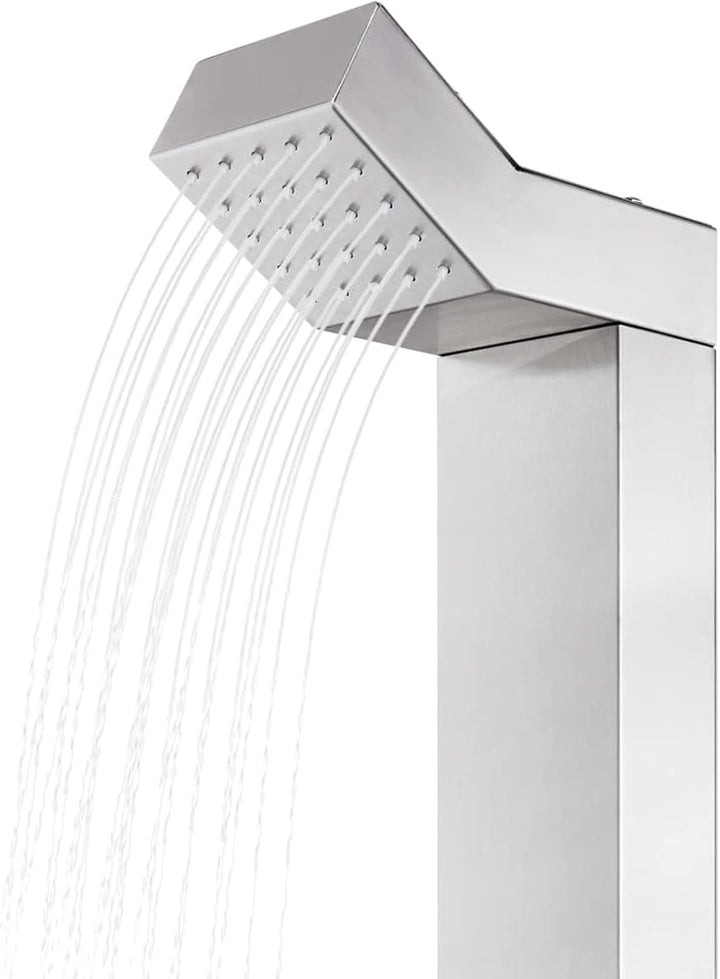 Gecheer Gartendusche ABS-Knopf Pooldusche Campingdusche Aussendusche Camping Pool Aussen Dusche Rege
