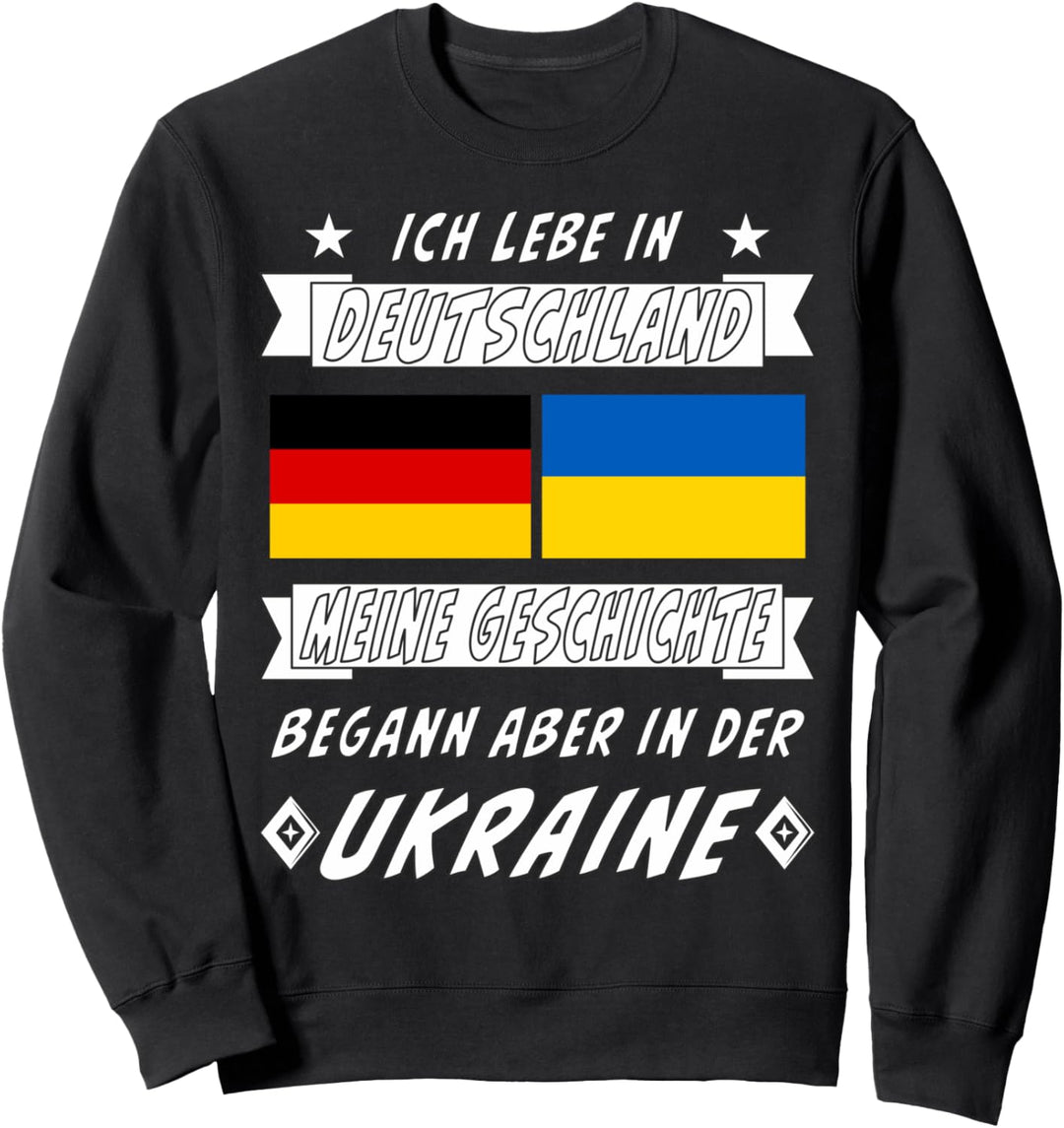 Ukraine Deutsch Ukrainer Deutschland Ukrainische Flagge Fan Sweatshirt