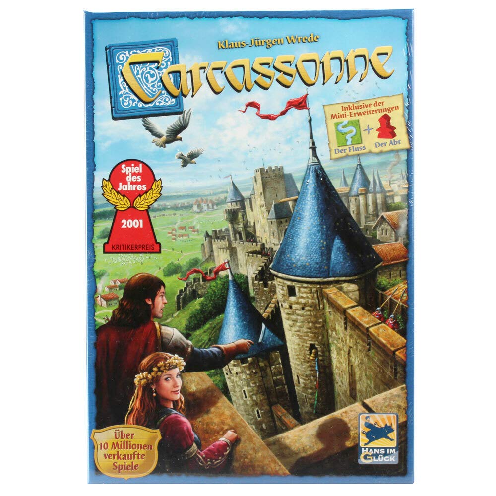 Hans im Glück | Carcassonne | Grundspiel | Familienspiel | Spiel des Jahres 2001 | 2-5 Spieler | Ab
