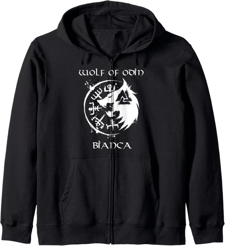 Wolf Of Odin Bianca Kapuzenjacke
