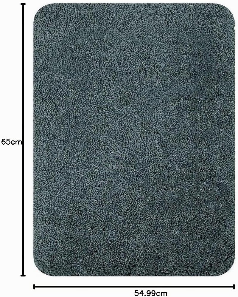 Spirella Badteppich Badematte Duschvorleger Mikrofaser Hochflor | flauschig | rutschhemmend | geeign
