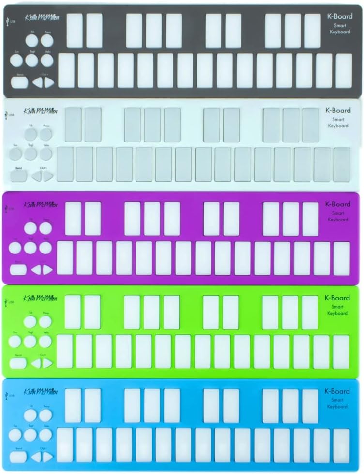 Keith McMillen K-716C-L K-Board MIDI-Controller Lime + keepdrum Kopfhörer Grün, Grün