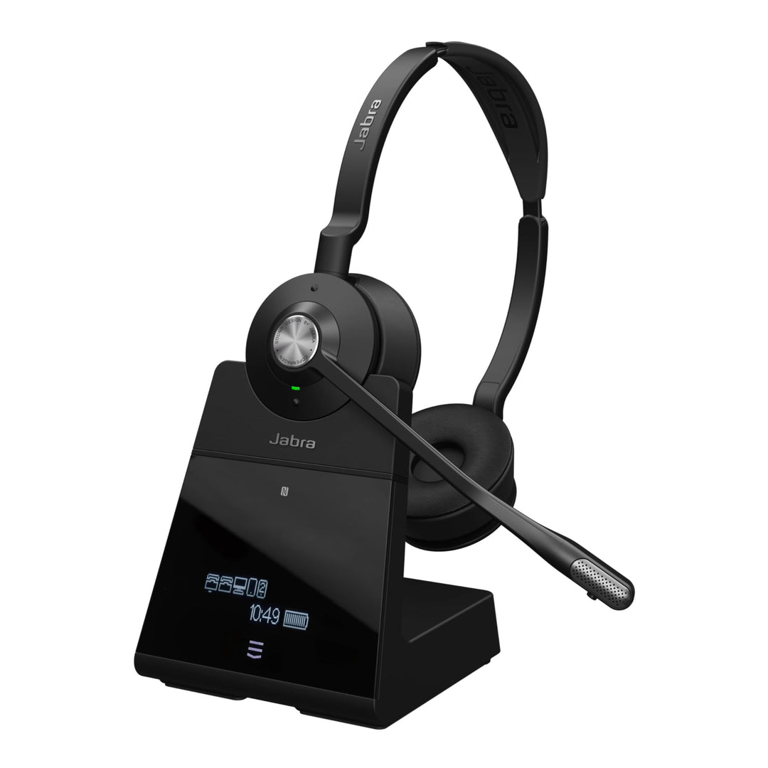 Jabra Engage 75 SE Stereo-Headset, kabellos, professionelle Anrufe, DECT-Sicherheit, 150 m Reichweit