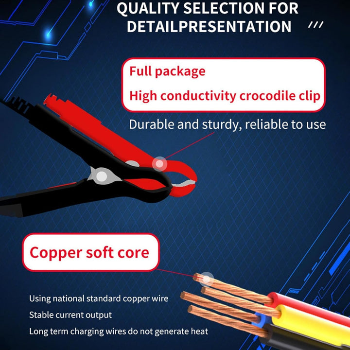 12-V-Batterieladegerät, 12-V-Batterieladegerät für Kraftfahrzeuge | Kfz-Ladegerät 6A 12V Batterielad