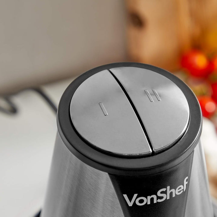 VonShef Elektronischer Multi-Zerkleinerer 400W Kompakt – Schnell, Effizient Mit 2 Geschwindigkeitsst