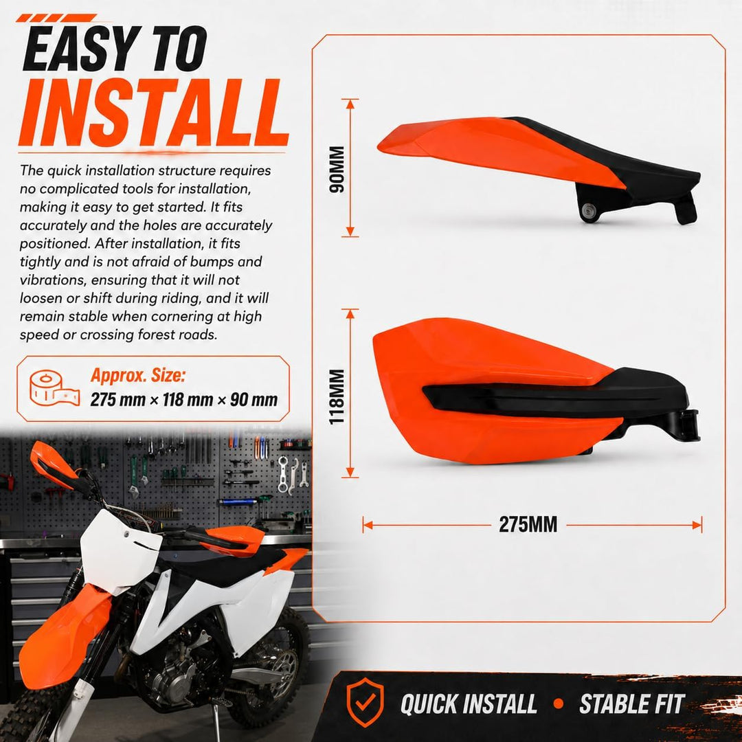 JFG RACING Handguards,Handguards Motorrad Handschutz Motorrad Universal Für 22mm 28mm Lenker SX SXF