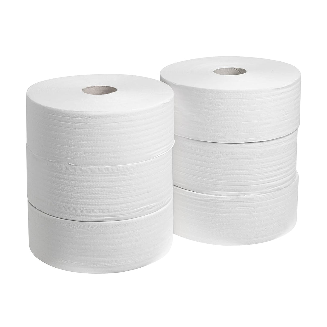 Kleenex Jumbo Toilettenpapier-Rolle 8571-12 x 180 m weisse, 2-lagige Rollen