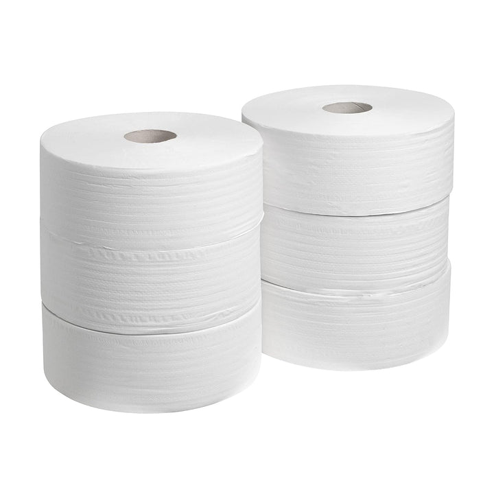 Kleenex Jumbo Toilettenpapier-Rolle 8571-12 x 180 m weisse, 2-lagige Rollen