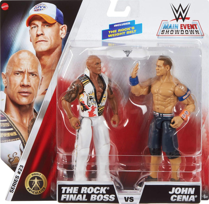 Mattel WWE Championship Showdown Action Figures 2er-Pack mit Zubehör, Serie 