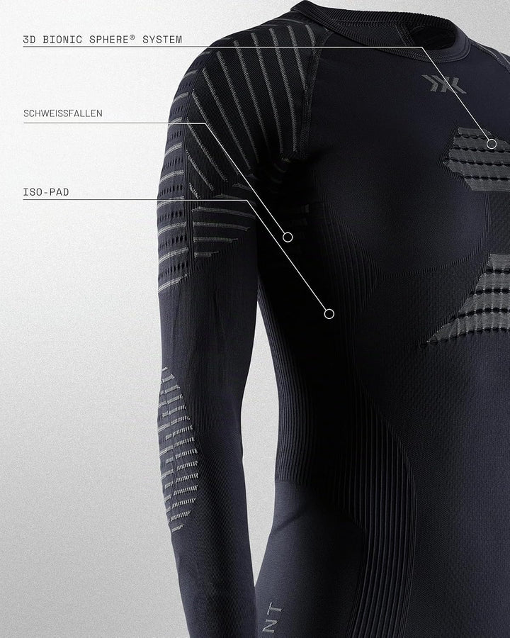 X-Bionic Damen Invent 4.0 T-Shirt S Black/Charcoal, S Black/Charcoal
