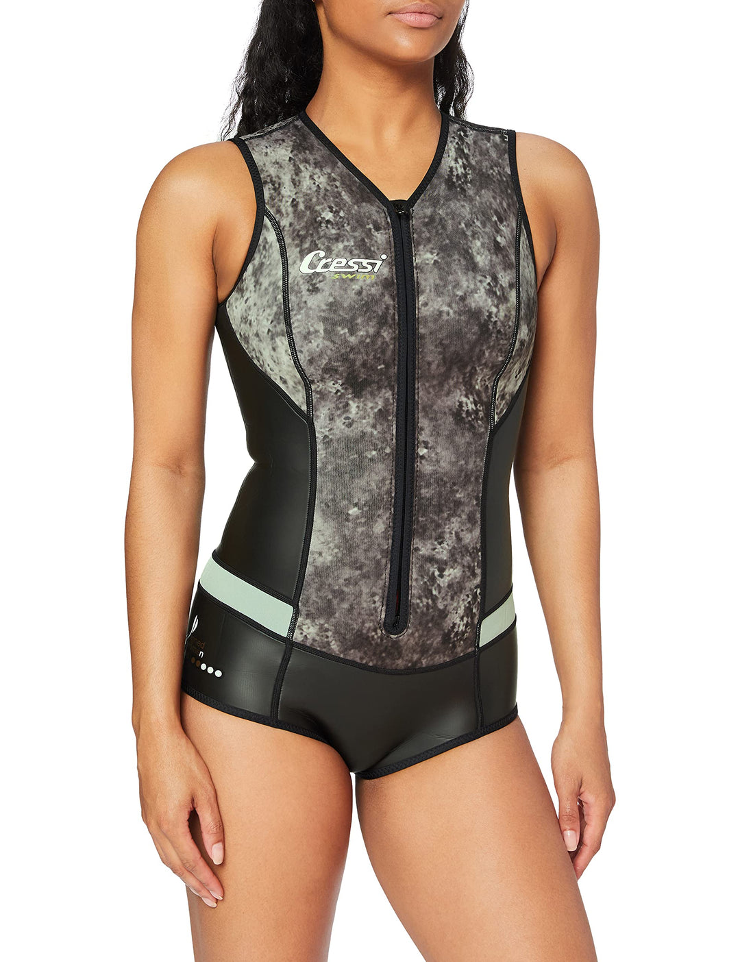 Cressi Diva Swimming Wetsuit 2mm- Damen Thermisch Badeanzug Neopren Ultraspan 2mm M/3, M/3