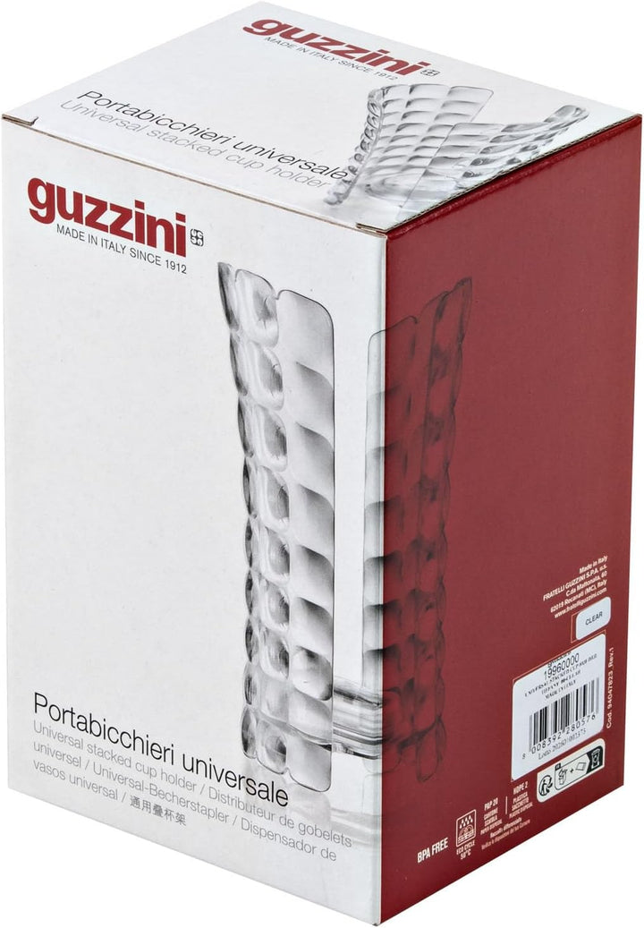 Guzzini - Tiffany, Universal-Becherstapler - Transparent, 12 x 10,3 x h18,3 cm - 19960000, Transpare