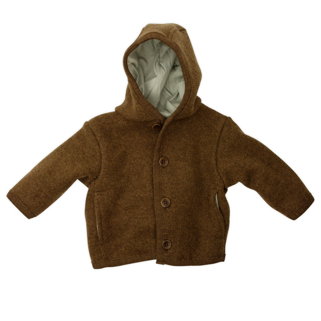 Disana 32305XX - Walk-Jacke Wolle haselnuss, Size / Grösse:62/68 (3-6 Monate) 62-68 Haselnuss, 62-68