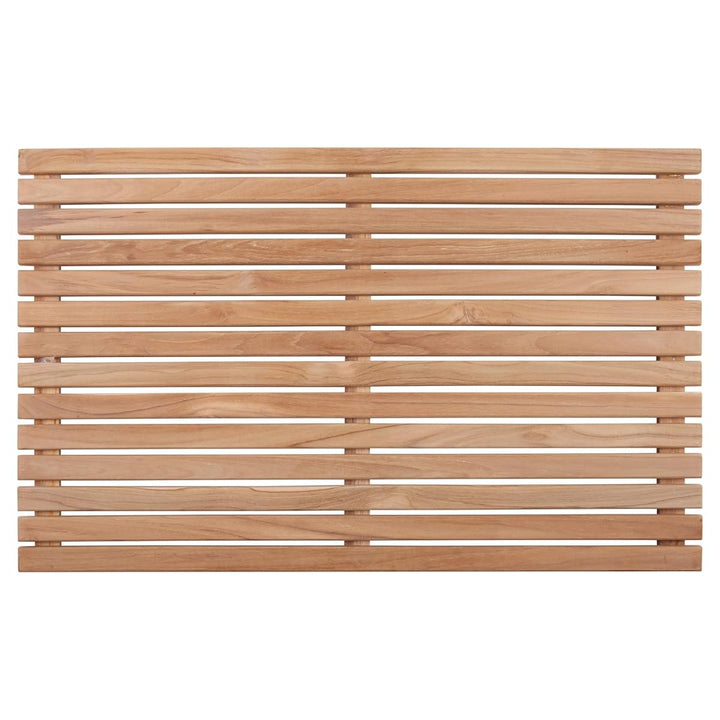Nordic Style Premium Teak Dusch- und Badematte für den Innen- und Aussenbereich – rutschfeste Holzpl