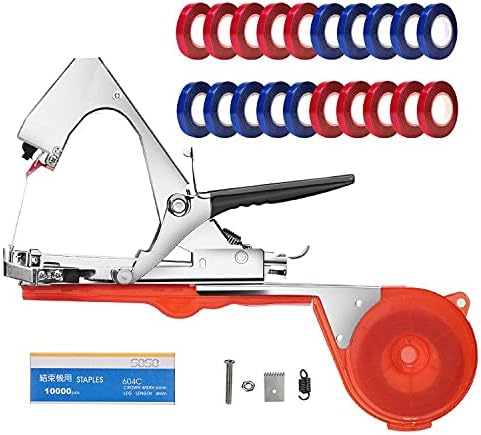 DrRobor Bindezange für Pflanzen Bandzange Bindemaschine für Rebe, Trauben, Tomaten, Wein Obst