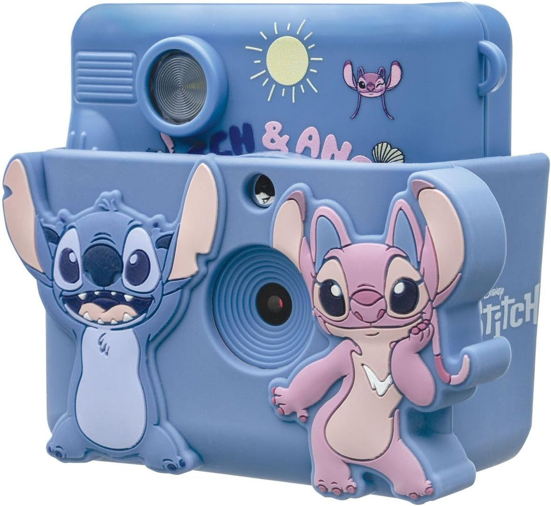 Lexibook, Disney Stitch, Starcam® Print, Kameraset mit Sofortdrucker, SD-Karte, 4 Papierrollen, Blau