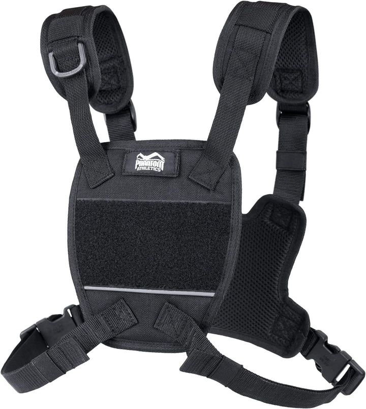 Phantom Chest-Bag Tactic - Fitness Tasche | Sport Brust-Tasche | Männer Damen - Schwarz Einheitsgrös