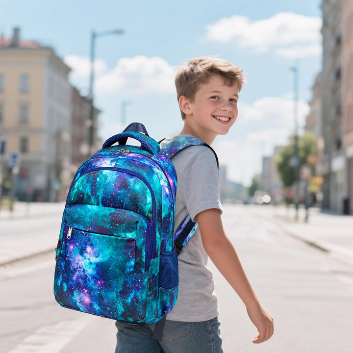 LEDAOU Schulrucksack Junge Teenager Kinder Juvenile Mädchen Daypack Mädchen Freizeitrucksack Backpac