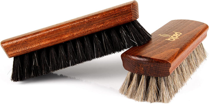 Die Schuhanzieher Schuhputzset Allround 13-teilig mit praktischer Holzkiste 30 x 20 x 14 cm