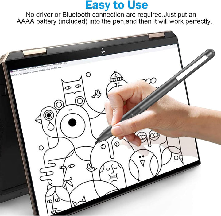 ANYQOO MPP Stylus Pen 1.51 mit 1024 Druckempfindlichkeit, Palm Rejection, AAAA-Batterie, Lange Akkul