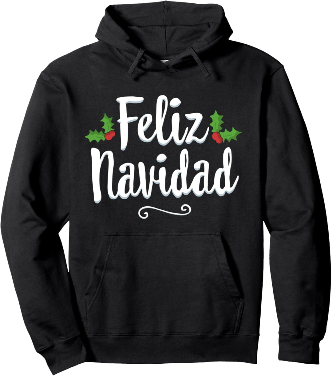 Vintage Feliz Navidad Retro mexikanisches Weihnachten spanisches Weihnachten Pullover Hoodie