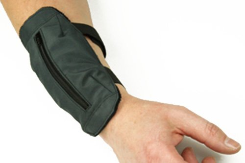 Schlüsseltasche Black Edition für Unterarm (Handgelenkumfang: ca. 16 cm bis ca. 25 cm)
