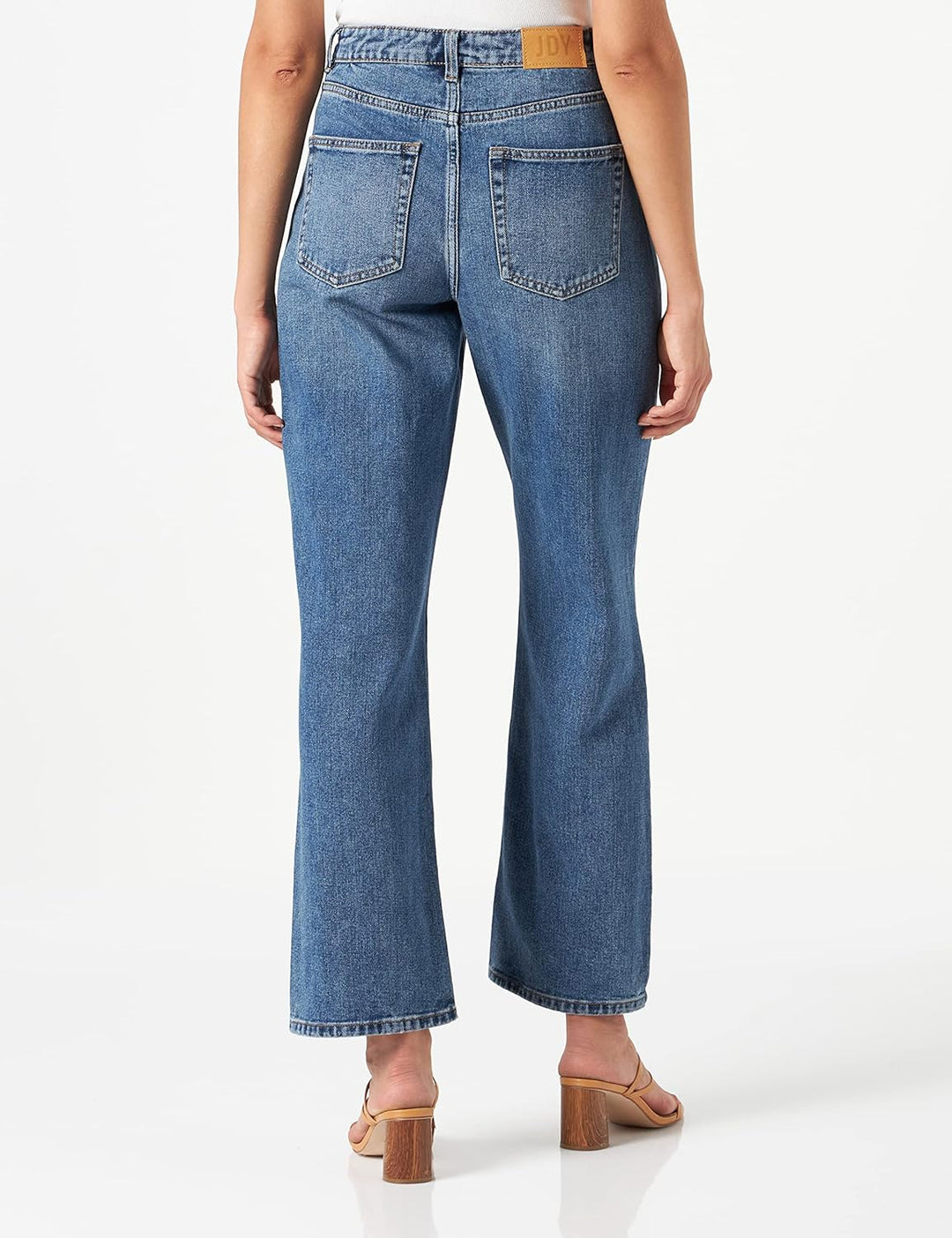 Jacqueline de Yong Female Weit geschnitten JDYDICHTE HW Wide DB Loose Fit Jeans XL / 30L Dark Blue D