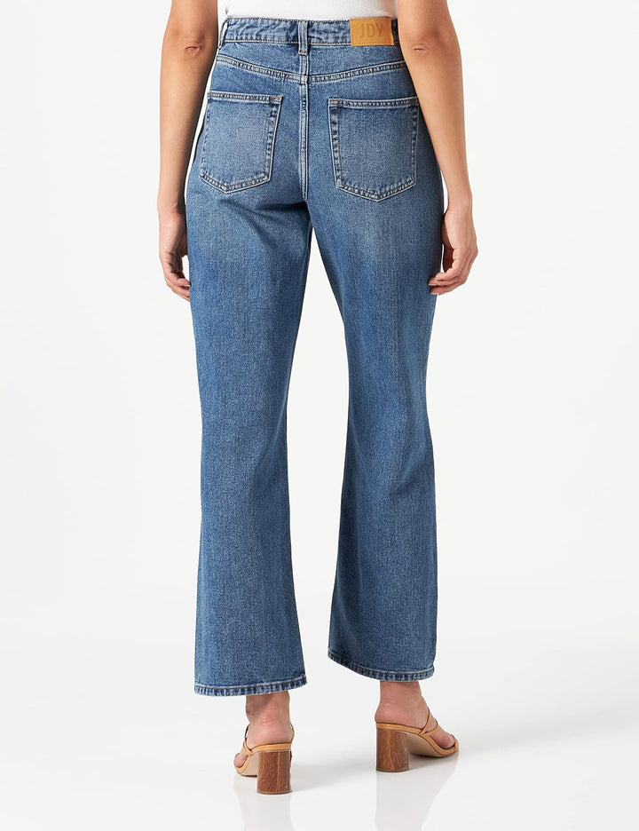Jacqueline de Yong Female Weit geschnitten JDYDICHTE HW Wide DB Loose Fit Jeans XL / 30L Dark Blue D