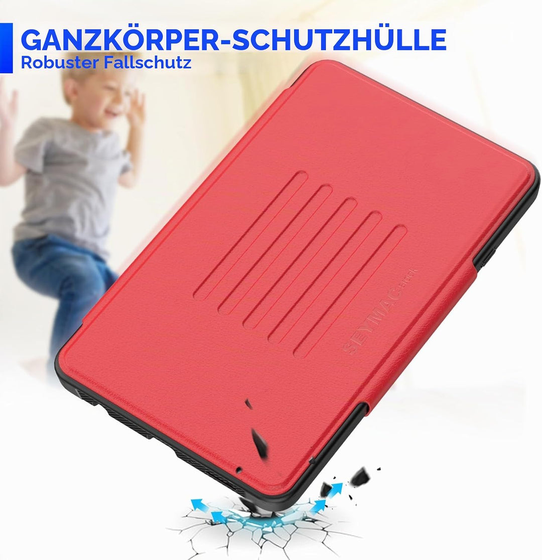 SEYMAC stock Hülle für Samsung Galaxy Tab A9 8,7 Zoll 2023 (SM-X110/X115/X117), Stossfeste Hülle mit