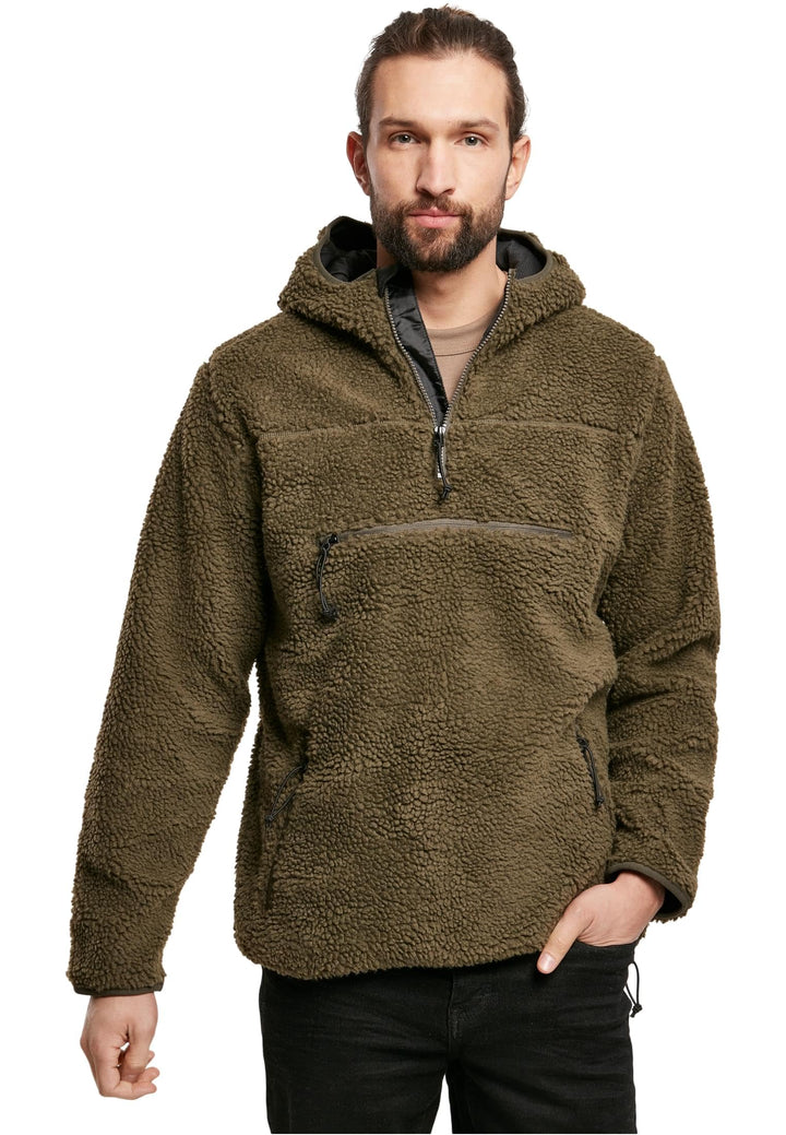 Brandit Teddyfleece Worker Pullover XL Oliv, XL Oliv
