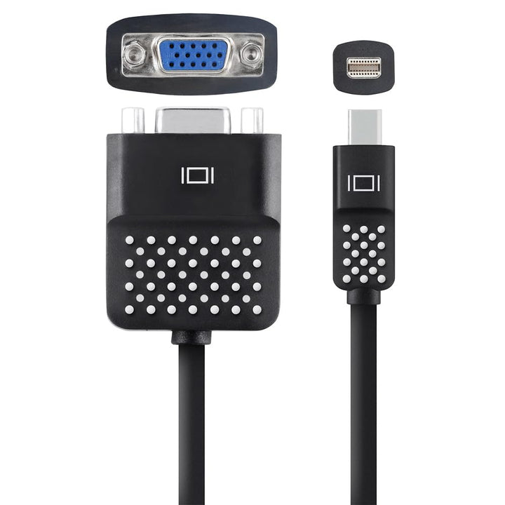 Belkin F2CD028BT Mini DisplayPort auf VGA Adapter schwarz, Mini DisplayPort auf VGA