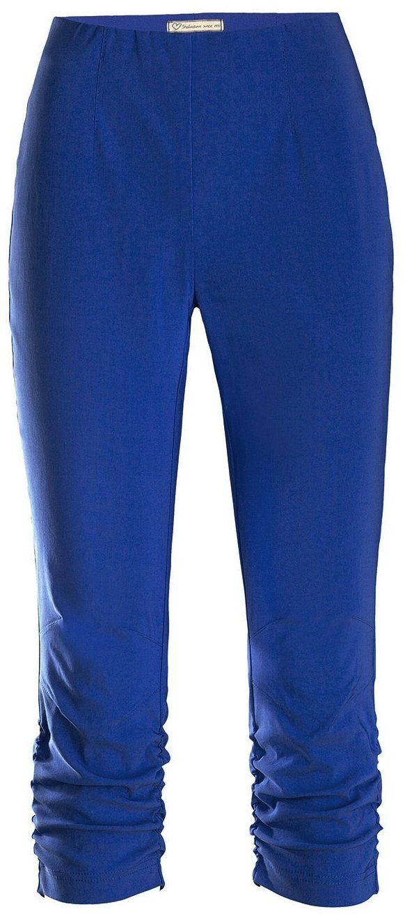 Stehmann Maria-530, Caprihose, seitlich gerafft, weitere Farben 34 Surf The Web, 34 Surf The Web