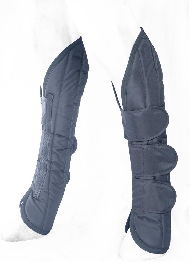 RL24 by HKM - Transportgamaschen BASICLINE Schwarz Shetty, Schwarz Shetty