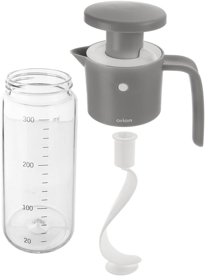 orion group Salatdressing Flasche zum Mischen von Olivenöl und Dressing manueller Ölmixer Olivenölfl