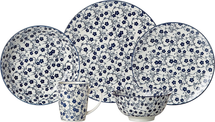 Ritzenhoff &amp; Breker Kuchen- und Frühstücksteller-Set Royal Sakura, 4-teilig, 21,5 cm Durchmesser, Po