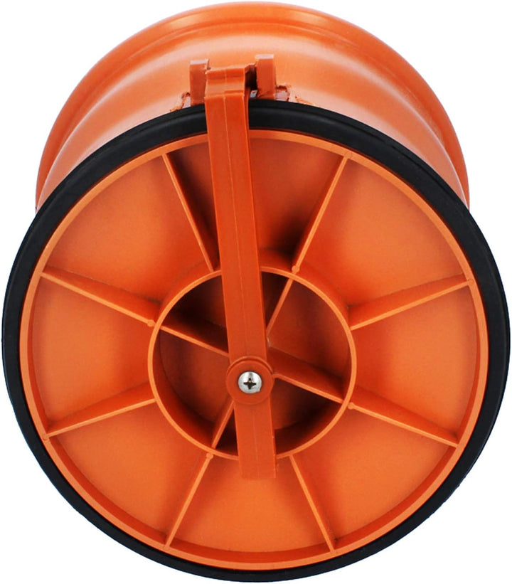 PEŠTAN Froschklappe Rückstauklappe Ø DN 200 mm Orange | Auslaufstück Für HT KG Dränage Rohr Kanal |