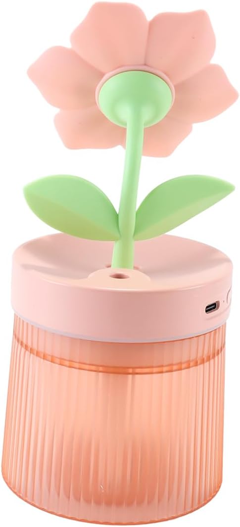 Sunflower Tragbarer Mini-Luftbefeuchter, 260 ml Leiser Kaltnebel-Luftbefeuchter für Schreibtisch, Sc