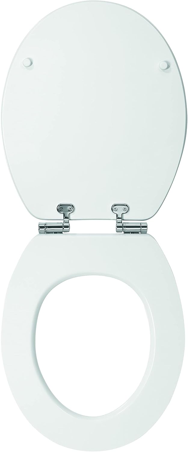 Wirquin Trendy Line 20719925 Sitz "Diplomat, Soft-Close-Deckel, weiss, mit Sitz, Zen, Weiss 47.3 x 3