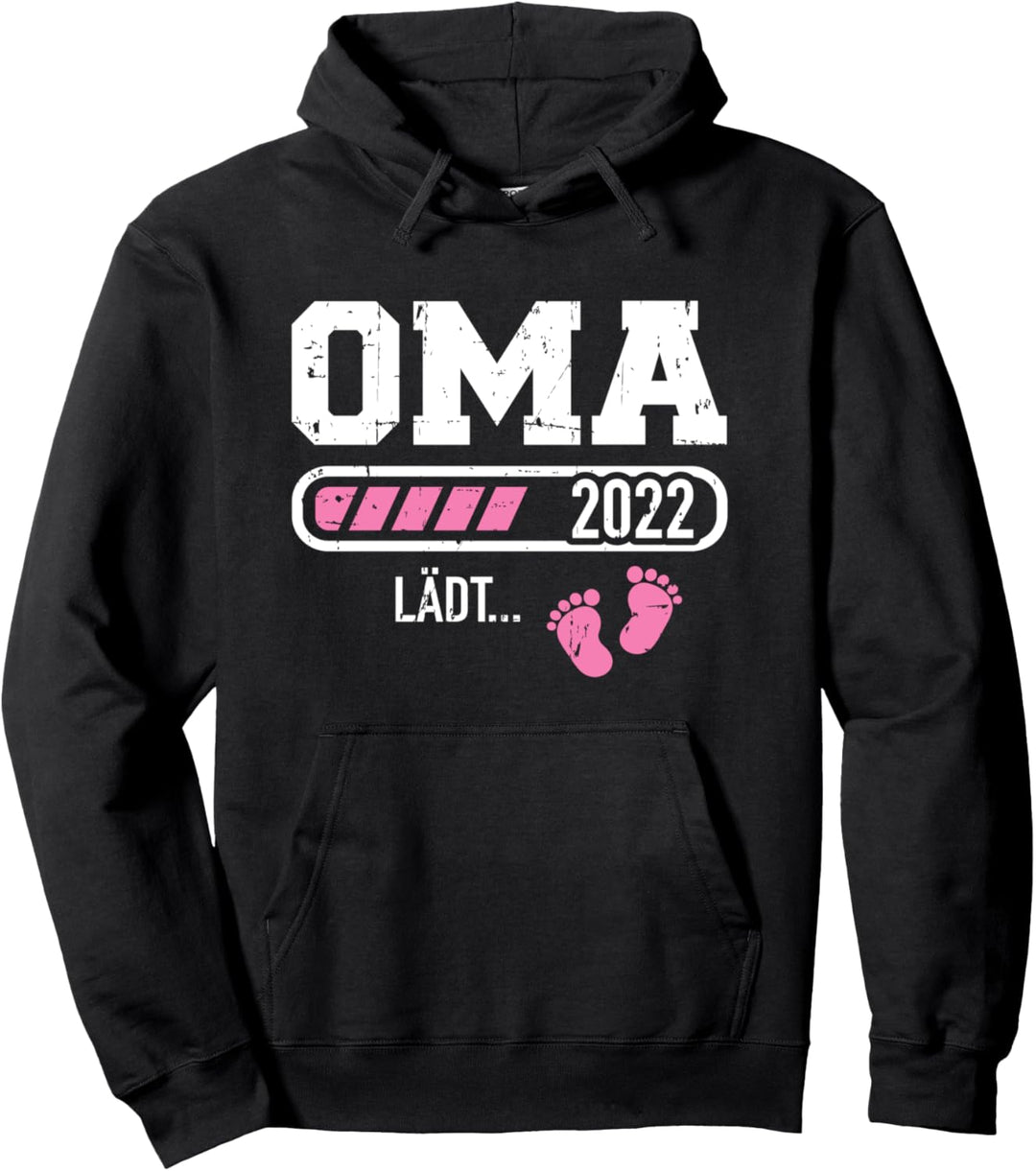Oma 2022 lädt Schwangerschaft verkünden Pullover Hoodie